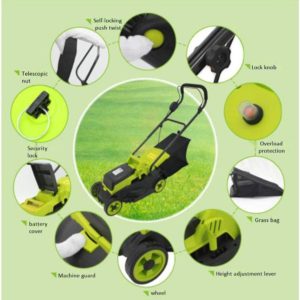 24V Cordless Mower With Battery And Charger