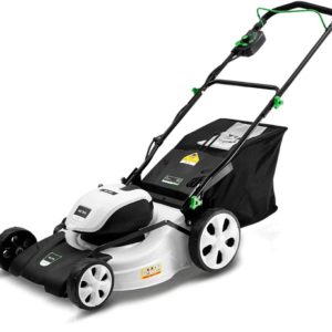 40V White Cordless Lawn Mower
